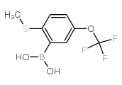 cas no 957121-11-8 is [2-methylsulfanyl-5-(trifluoromethoxy)phenyl]boronic acid