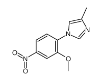 cas no 958245-17-5 is 1-(2-METHOXY-4-NITROPHENYL)-4-METHYL-1H-IMIDAZOLE