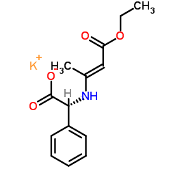 cas no 961-69-3 is Potassium (R)-[(3-ethoxy-1-methyl-3-oxoprop-1-enyl)amino]phenylacetate