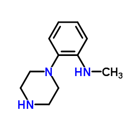 cas no 96221-86-2 is Benzenamine, N-methyl-2-(1-piperazinyl)- (9CI)