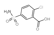 cas no 97-04-1 is 5-(aminosulfonyl)-2-chlorobenzoic acid