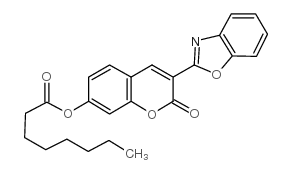 cas no 97004-80-3 is [3-(1,3-benzoxazol-2-yl)-2-oxochromen-7-yl] octanoate