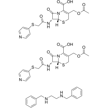 cas no 97468-37-6 is Cephapirin Benzathine