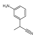 cas no 97844-30-9 is 2-(3-aminophenyl)propanenitrile