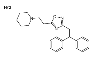 cas no 982-43-4 is 3-(2,2-diphenylethyl)-5-(2-piperidin-1-ylethyl)-1,2,4-oxadiazole,hydrochloride