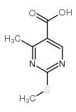cas no 98276-75-6 is 4-methyl-2-(methylthio)pyrimidine-5-carboxylic acid