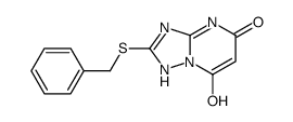 cas no 98968-26-4 is 2-benzylsulfanyl-7-hydroxy-1H-[1,2,4]triazolo[1,5-a]pyrimidin-5-one