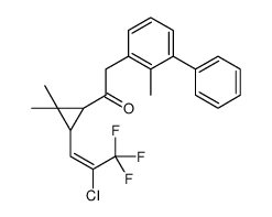 cas no 99267-18-2 is 1-[3-[(E)-2-chloro-3,3,3-trifluoroprop-1-enyl]-2,2-dimethylcyclopropyl]-2-(2-methyl-3-phenylphenyl)ethanone